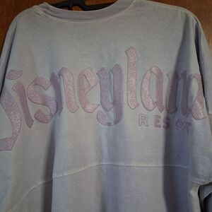 Disney Lavender Sweatshirt with Glitter Logo